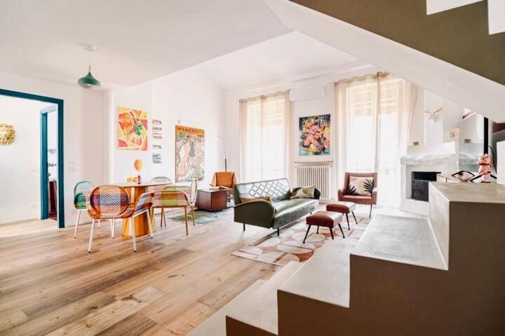 149 Borgo Ticino Suite Attico Di Lusso Con Terrazzo E Parking Privato Pavia Eksteriør bilde