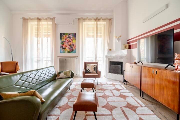149 Borgo Ticino Suite Attico Di Lusso Con Terrazzo E Parking Privato Pavia Eksteriør bilde